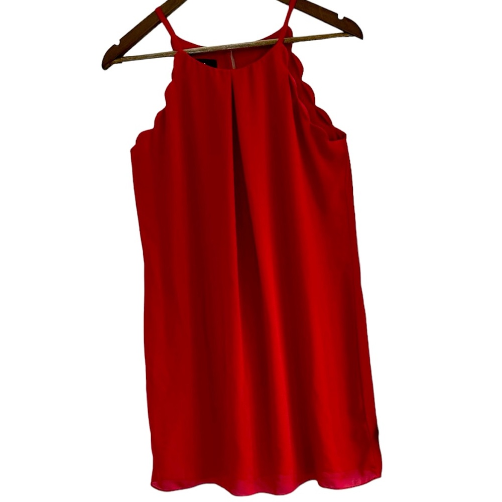 IN San Francisco red cocktail sleeveless dress women medium
